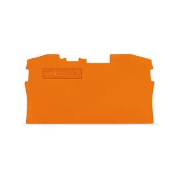 WAGO 2006-1292 End and Intermediate Plate, 1 mm, Orange