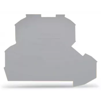 WAGO 2002-2291 End Plate - Grey - 0.8 mm - 69.7 mm - 51.7 mm - 2.41 g