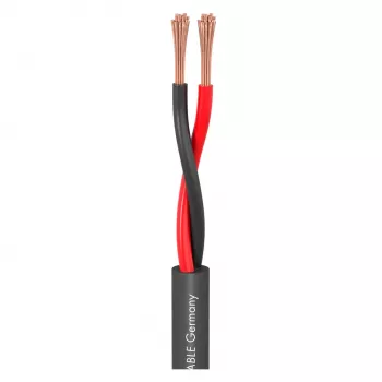 Sommer Cable Meridian Mobile SP215 Speaker Cable 2 x 1.5 mm² PVC Black (Sold by the Metre)