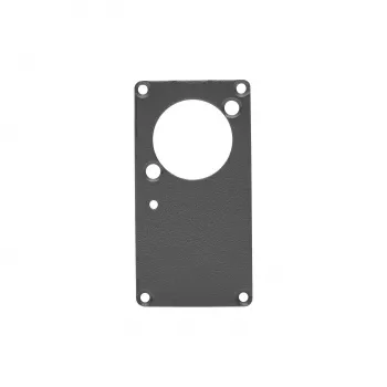 Sommer Cable SYPFB1-1D Front Plate 1x D-Type Cutout 90° Rotated Anthracite