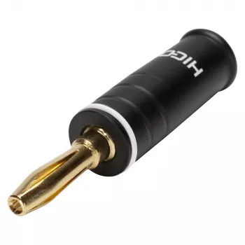 Sommer Cable HICON Banana Plug Screw Contact Connector, White Coding