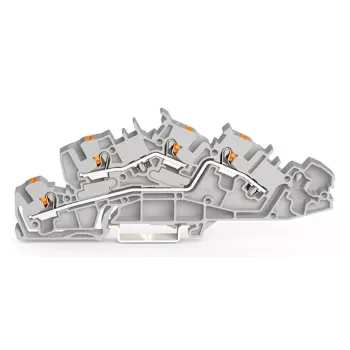 WAGO Installation Junction Box 2205-7642 Terminal Block with Push-Button 4 mm² Gray