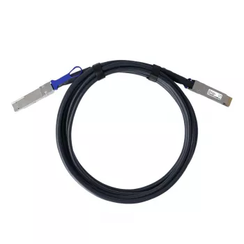 BlueOptics Fortinet FN-CABLE-QSFPDD-DAC-02 Compatible BlueLAN BL292901X2M26 QSFP-DD Direct Attach Copper Cable, 400GBASE-CR4, 26 AWG, 2 Metres