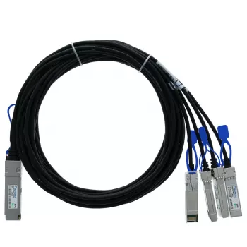 BlueOptics Fortinet FN-CABLE-QSFP28-4SFP28-5 BlueLAN SC282701L5M26 Passive 100GBASE-CR4 QSFP28 to 4x25GBASE-CR SFP28 Direct Attach Breakout Cable, 5 Metres