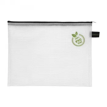 FolderSys B5 Document Zip Pouch Transparent