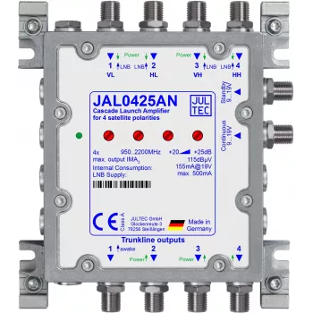 JULTEC JAL0425AN SAT Cascade Amplifier with Power Supply
