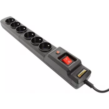 Accura Premium Crux Power Strip 6-Way 1.5m White