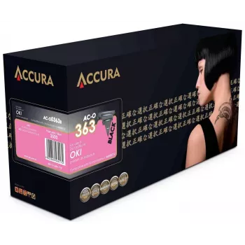 ACCURA OKI Toner (46508712) Replacement, Black Compatible Laser Toner Cartridge for OKI C332dn, C332dnw, MC363dn, MC363dnw, 3500 pages