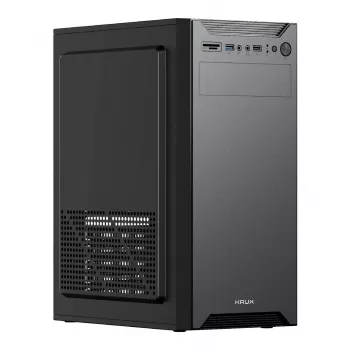 KRUX KIRO ATX Midi Tower Case, without Window, without Power Supply, Black