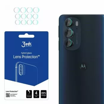 3MK Screen Protector for Motorola Edge 30 - Shock-Resistant, Scratch-Resistant, Transparent - 4-Pack