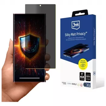 Samsung Galaxy S23 Ultra - 3mk Silky Matt Privacy Screen Protector
