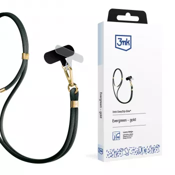 3mk EasyClip Elite Phone Lanyard, Evergreen Gold