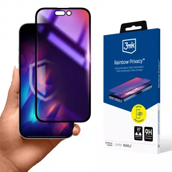 3MK Rainbow Privacy Screen Protector for Apple iPhone 16 Plus