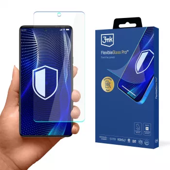 3MK PROTECTION FlexibleGlass Pro Hybrid Glass Screen Protector for Tecno Camon 20 Pro 5G / 20s Pro 5G