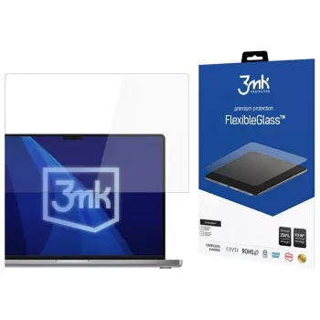 3MK FlexibleGlass Hybrid Glass Screen Protector for Apple MacBook Pro 16-inch (2021-2026)