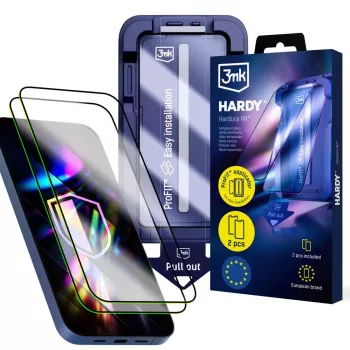 3MK PROTECTION Apple iPhone 14 Pro - 3mk Hardy Hardura 9H Tempered Glass Screen Protector