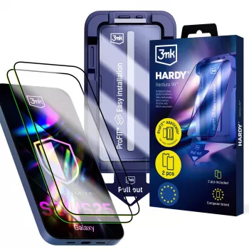 3MK PROTECTION Samsung Galaxy S24/S25 Hardy Hardura 9H Tempered Glass Screen Protector