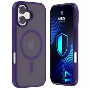 3MK Hardy Hazy MagCase for Apple iPhone 17, Purple