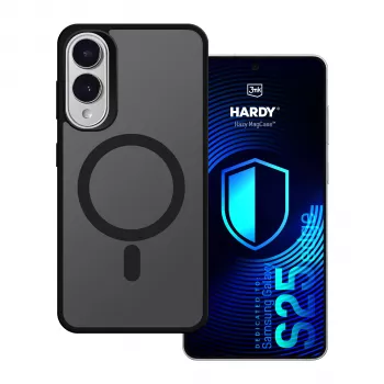 3MK PROTECTION Samsung Galaxy S25 Edge - 3mk Hardy Hazy MagCase Black