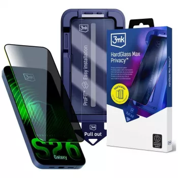 3mk HardGlass Max Privacy Screen Protector for Samsung Galaxy S26