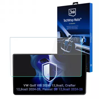 3MK PROTECTION TechWrap Matte Screen Protector for VW Golf VIII 2024- 12.9 inch Center Display