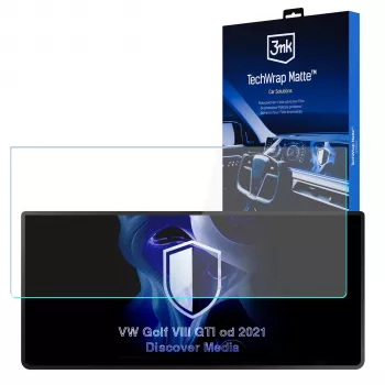 3MK PROTECTION VW Golf VIII GTI 2021- - 3mk TechWrap Matte Center Display Screen Protector