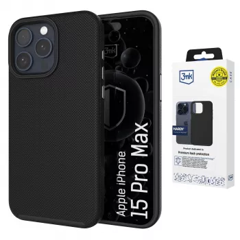 3MK PROTECTION Apple iPhone 15 Pro Max Hardy Shockproof MagCase - Clear