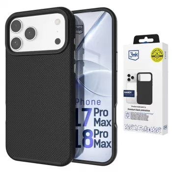 3MK PROTECTION Apple iPhone 17 Pro Max Hardy Shockproof MagCase Back Cover Transparent