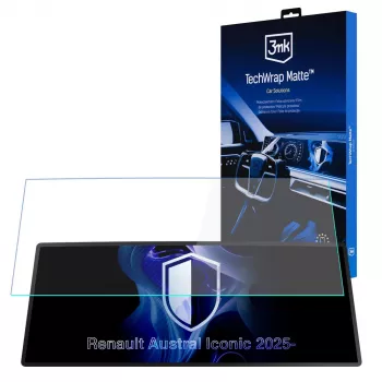 3MK PROTECTION Renault Austral Iconic 2025- TechWrap Matte Screen Protector for Instrument Cluster