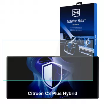 3MK PROTECTION Citroen C3 Plus Hybrid - 3mk TechWrap Matte Centre Display Screen Protector