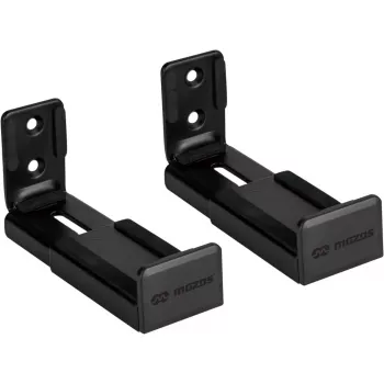 MOZOS SWM2 Soundbar Wall Mount – Black, Steel, 15 kg Load Capacity
