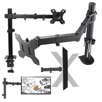 MOZOS MS02 Monitor Desk Mount 10-29 inch Black
