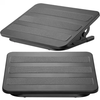MOZOS FS4 Ergonomic Footrest with Height and Tilt Adjustment, Black