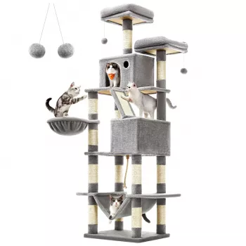 MOZOS Kitty Tree Large Scratching Post for Cats, Height 206 cm