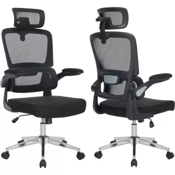 MOZOS ERGO-K Ergonomic Office Swivel Chair Black