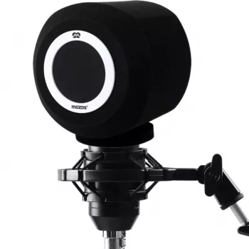 MOZOS PS-4 Spherical Foam Pop Filter Windshield Black