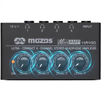 MOZOS HA400 4-Channel Stereo Headphone Amplifier