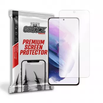 GrizzGlass Hybrid Glass Screen Protector for Samsung Galaxy S21 5G