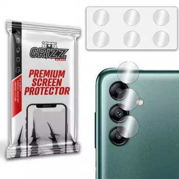 GrizzGlass Camera Lens Protector for Samsung Galaxy A04s - Tempered Glass 9H