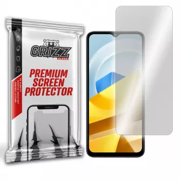 GrizzGlass Hybrid Glass Screen Protector for Xiaomi POCO M5 (1 Pack)