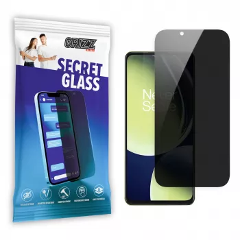 GrizzGlass SecretGlass Privacy Screen Protector Tempered Glass for OnePlus Nord CE 3 Lite