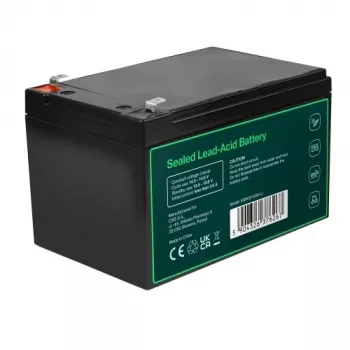 Greencell AGM VRLA 12V 12Ah Maintenance-Free Battery for Cash Register, Toy, Camera (152x99x100mm)