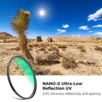 K&F Concept Nano-X MRC UV Filter Ultra Low Reflection 55mm