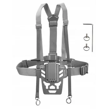 SUNNYLIFE Chest Strap for DJI RC Plus Remote Control - Black