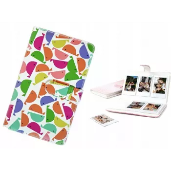 LOVEINSTANT Photo Album for Fujifilm Instax Mini 12 40 11 9 8 7 Evo Liplay Link - 96 Photos - Whale Design
