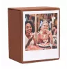 LOVEINSTANT Photo Storage Box for 100 Instant Photos Compatible with Fuji Instax Wide, Square, Polaroid 600, i-Type (Now) - Brown with Viewing Window