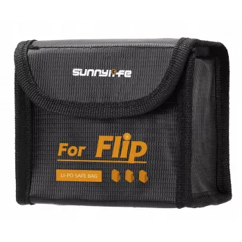 SUNNYLIFE Fireproof Bag for 3 DJI Flip Batteries