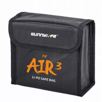 SUNNYLIFE Fireproof Bag for 3 DJI Air 3 / 3S Batteries