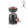 PULUZ Mini Ball Head 3D with 1/4 inch Screw and 2 Cold Shoe Mounts, Load Capacity 3 kg, Black PU3075B