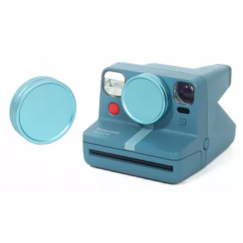 LOVEINSTANT Aluminium Protective Lens Cover for Polaroid Now Now+ Blue